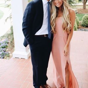 Pink revolve maxi dress/ gown